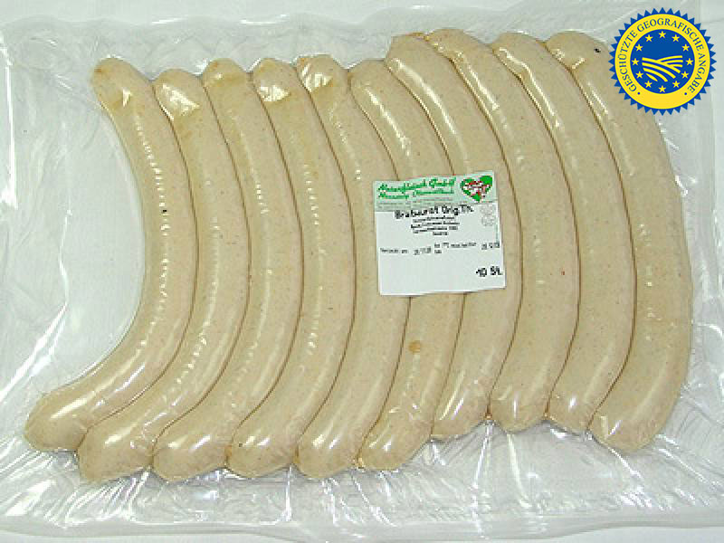 Original Thüringer Bratwurst, 10er-Pack a 100 g